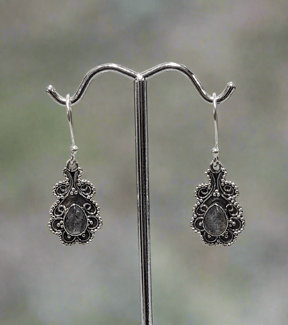 Elegant and Softly-hued Labradorite Earrings