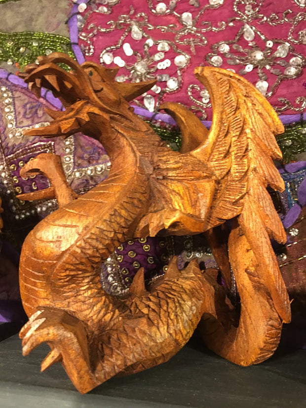Dragon Statue - Floating Lotus