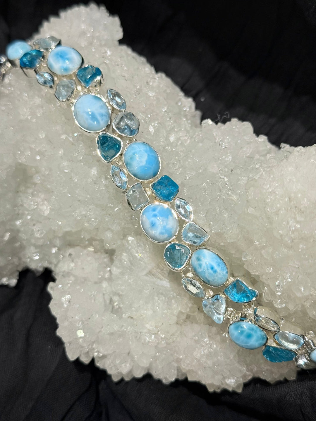 Aquamarine Jewelry - Floating Lotus