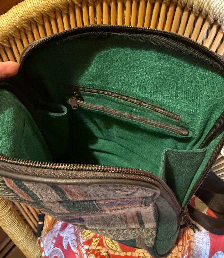 Vintage Naga Textile Backpack
