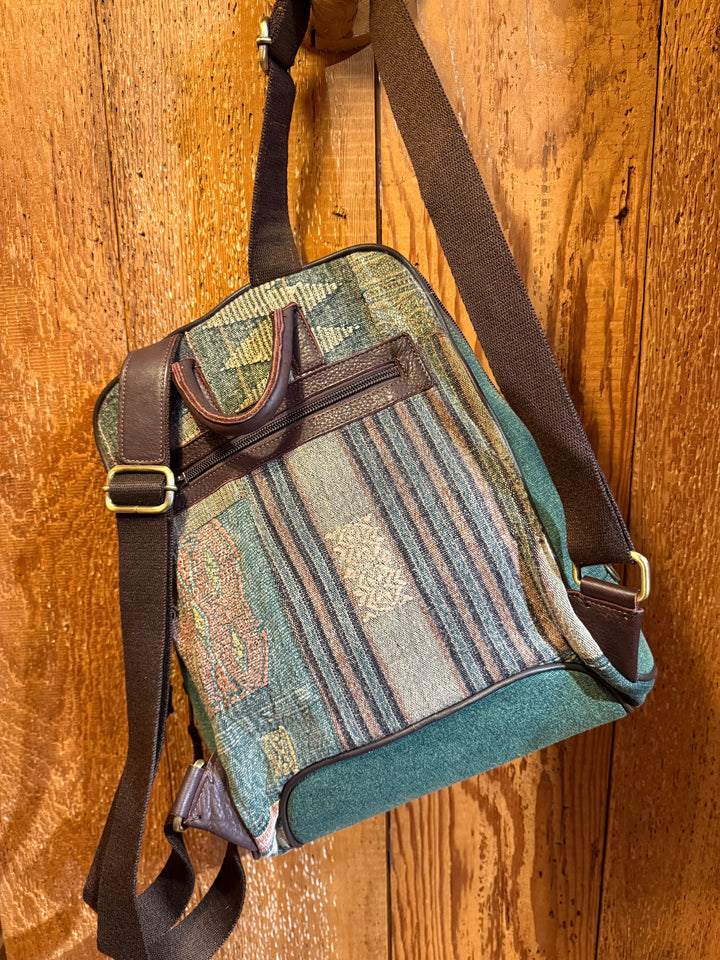 Vintage Naga Textile Backpack