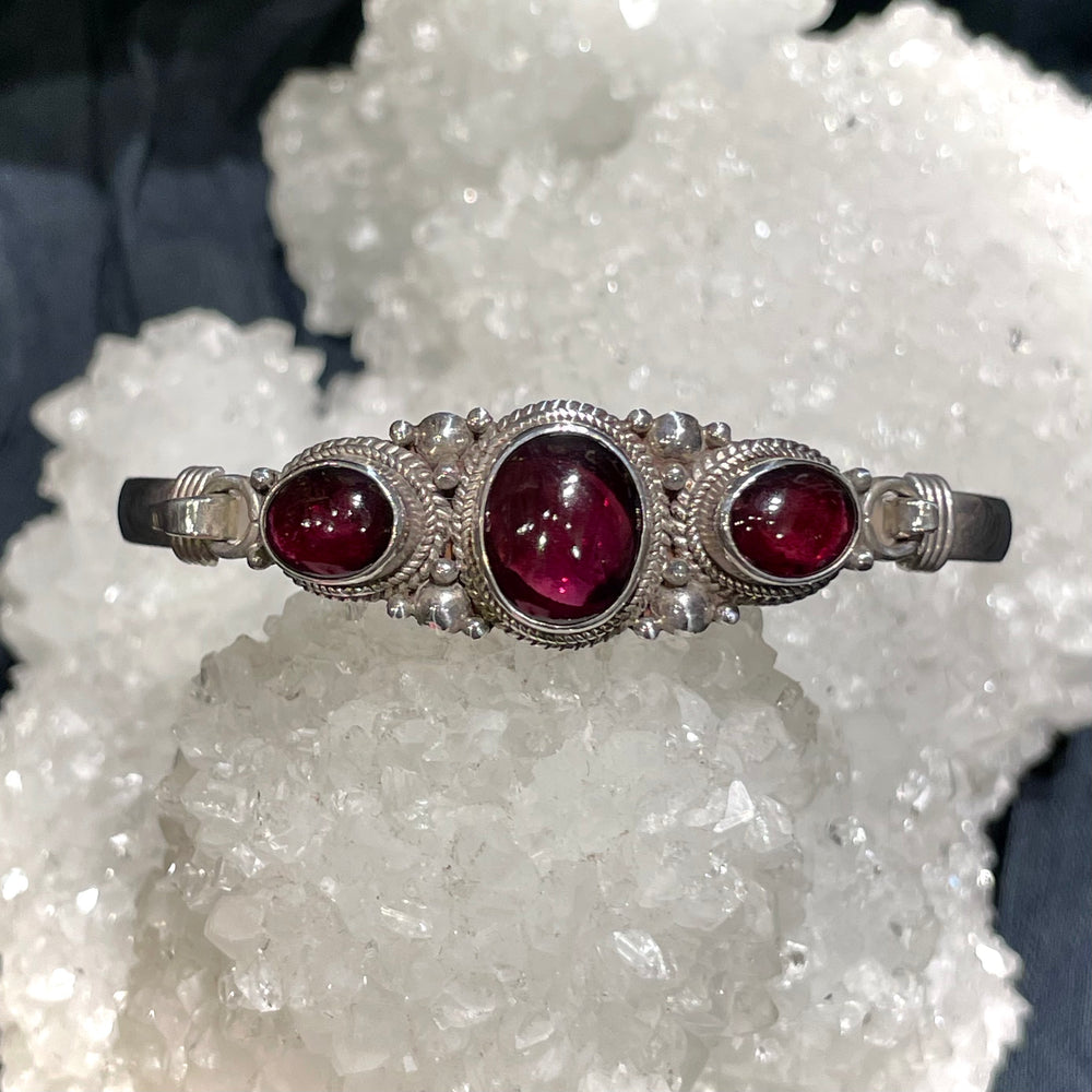 Triple Garnet Bracelet