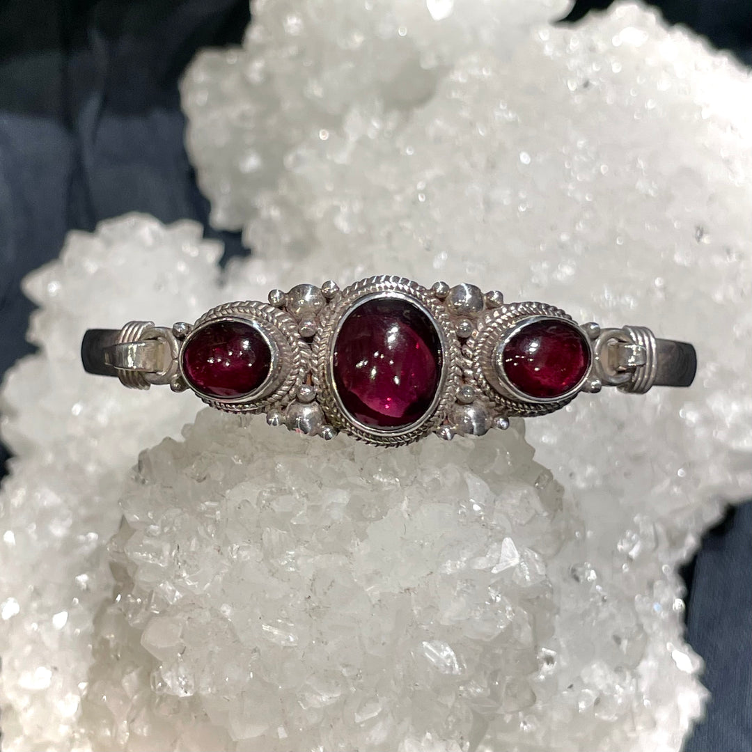Triple Garnet Bracelet