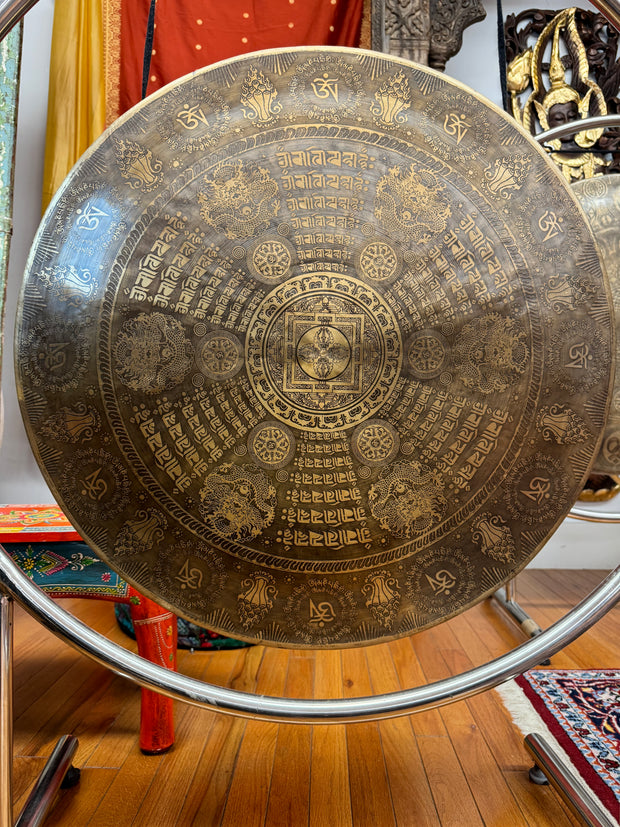 Large Dragon Compassion Mantra Gong