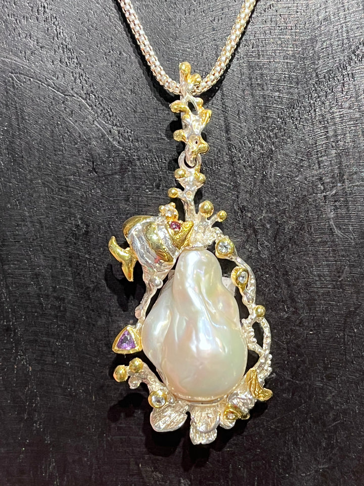Pearl Sea Garden Pendant