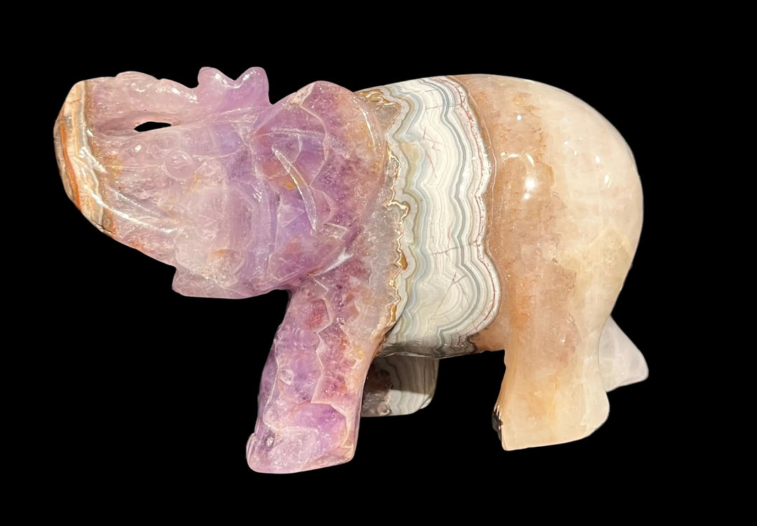 Amethyst Elephant ￼ - Floating Lotus