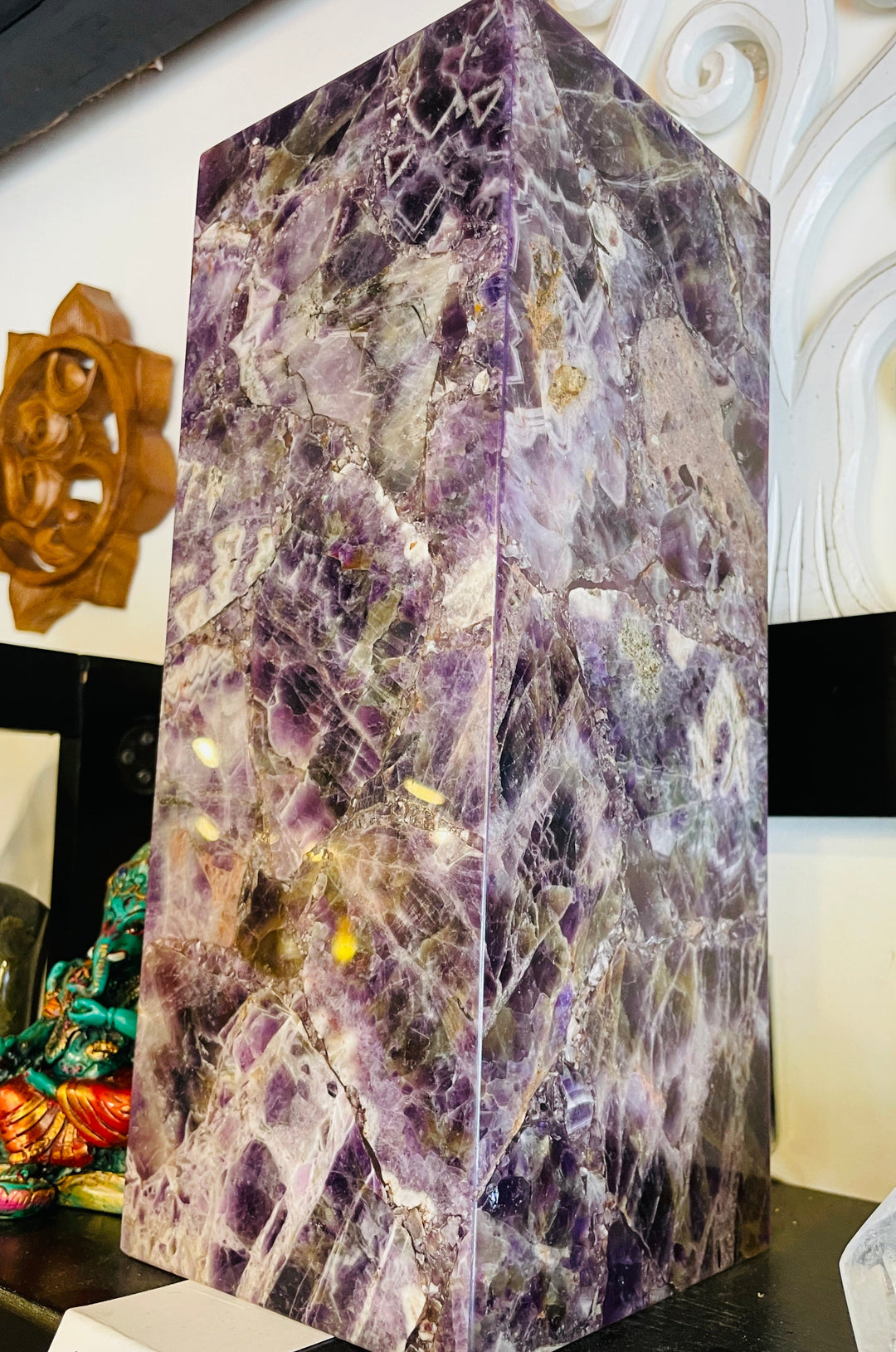 Amethyst Lamp - Floating Lotus