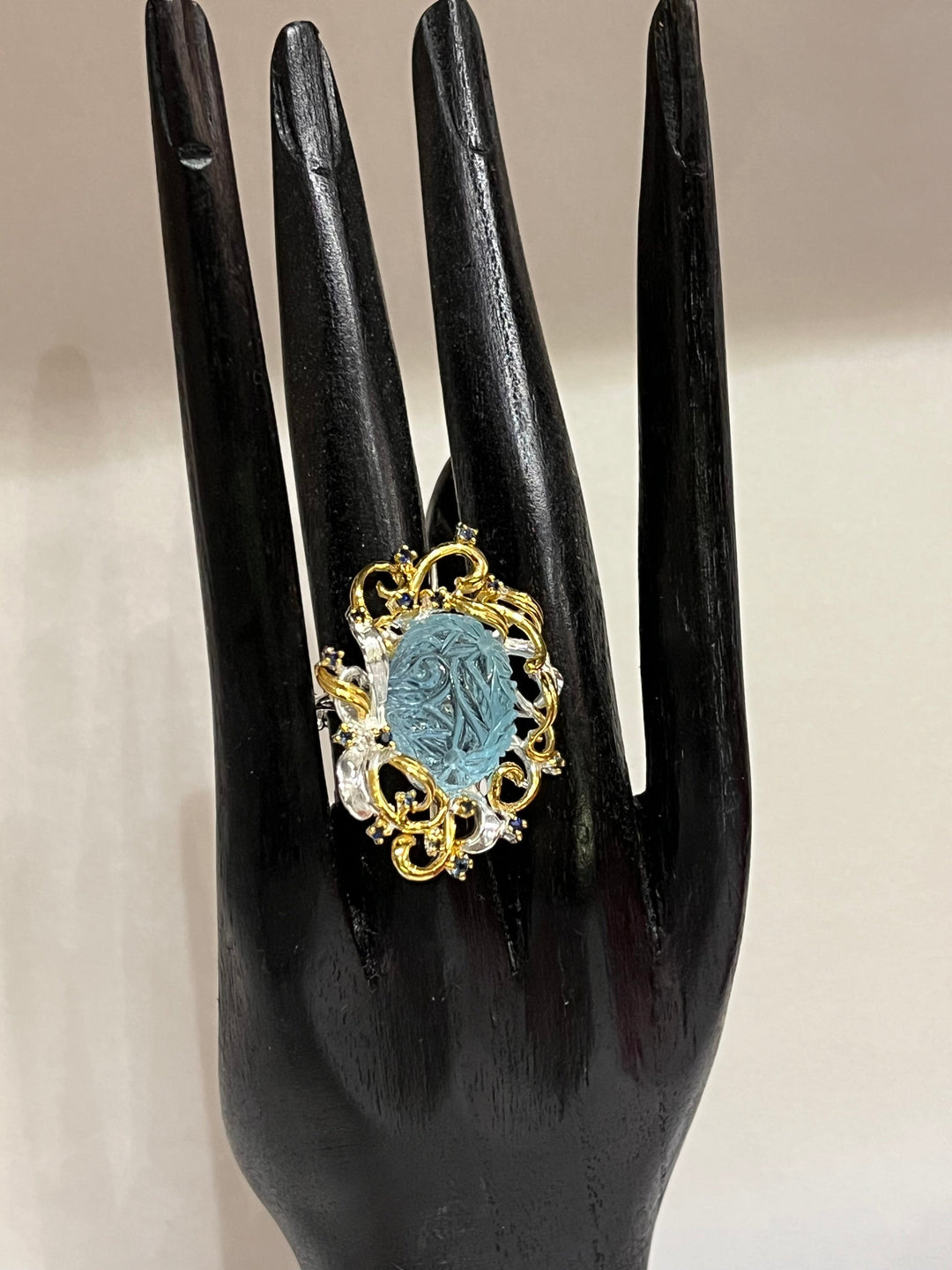 Blue Topaz In The Sky - Floating Lotus