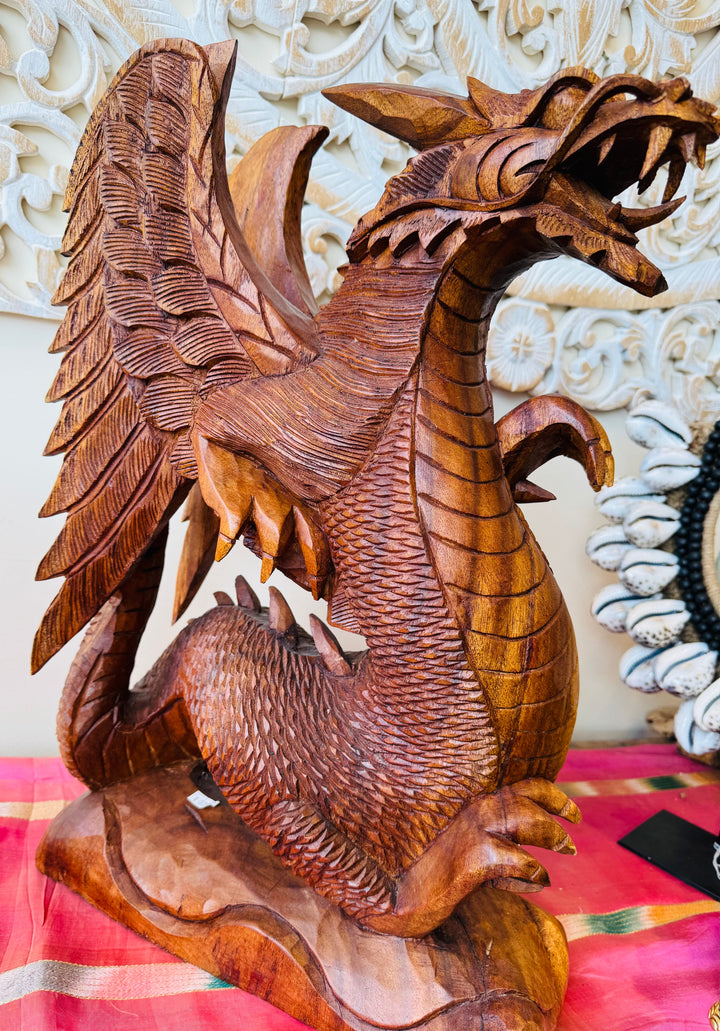 Dragon Statue - Floating Lotus