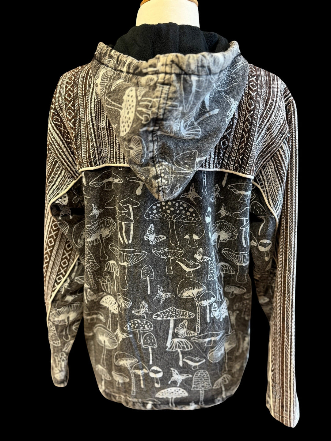 Mushroom Fleece - lined Jacket - Floating Lotus