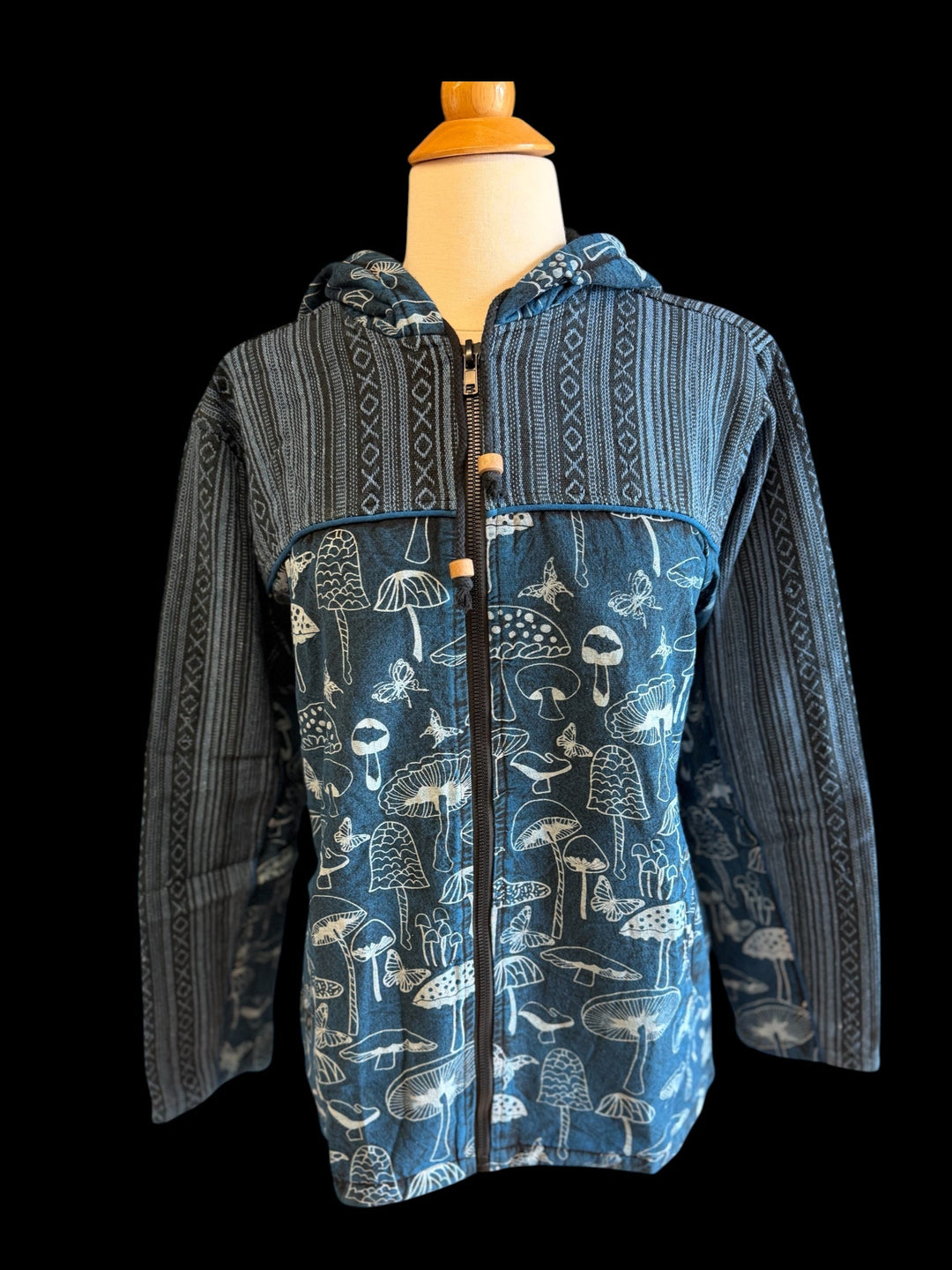 Mushroom Fleece - lined Jacket - Floating Lotus
