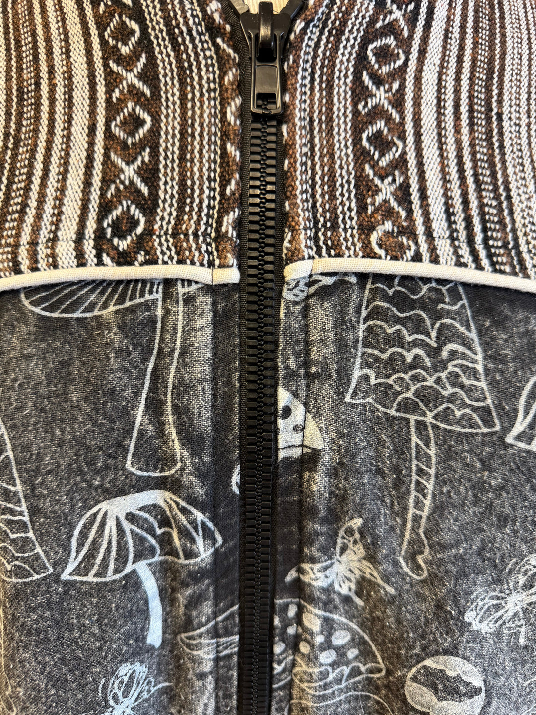 Mushroom Fleece - lined Jacket - Floating Lotus