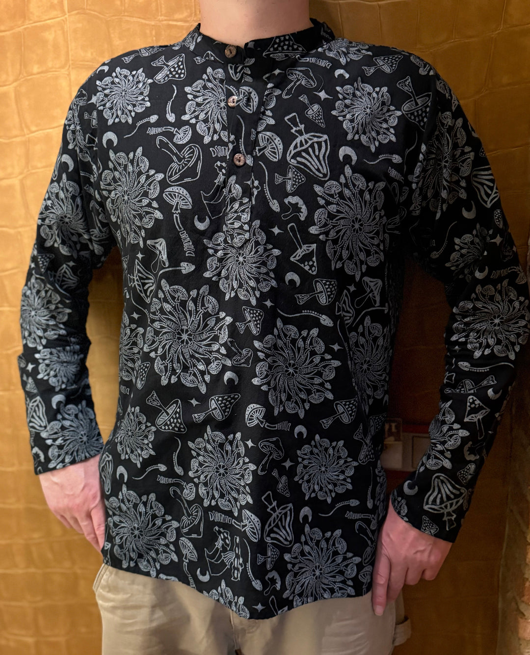 Mushroom Mandala Shirt - Floating Lotus