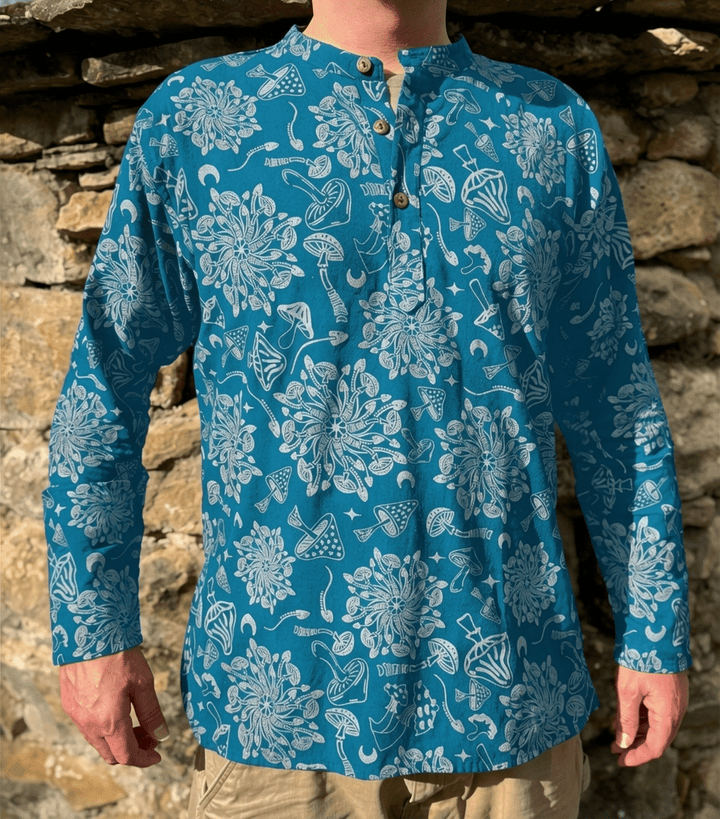 Mushroom Mandala Shirt - Floating Lotus