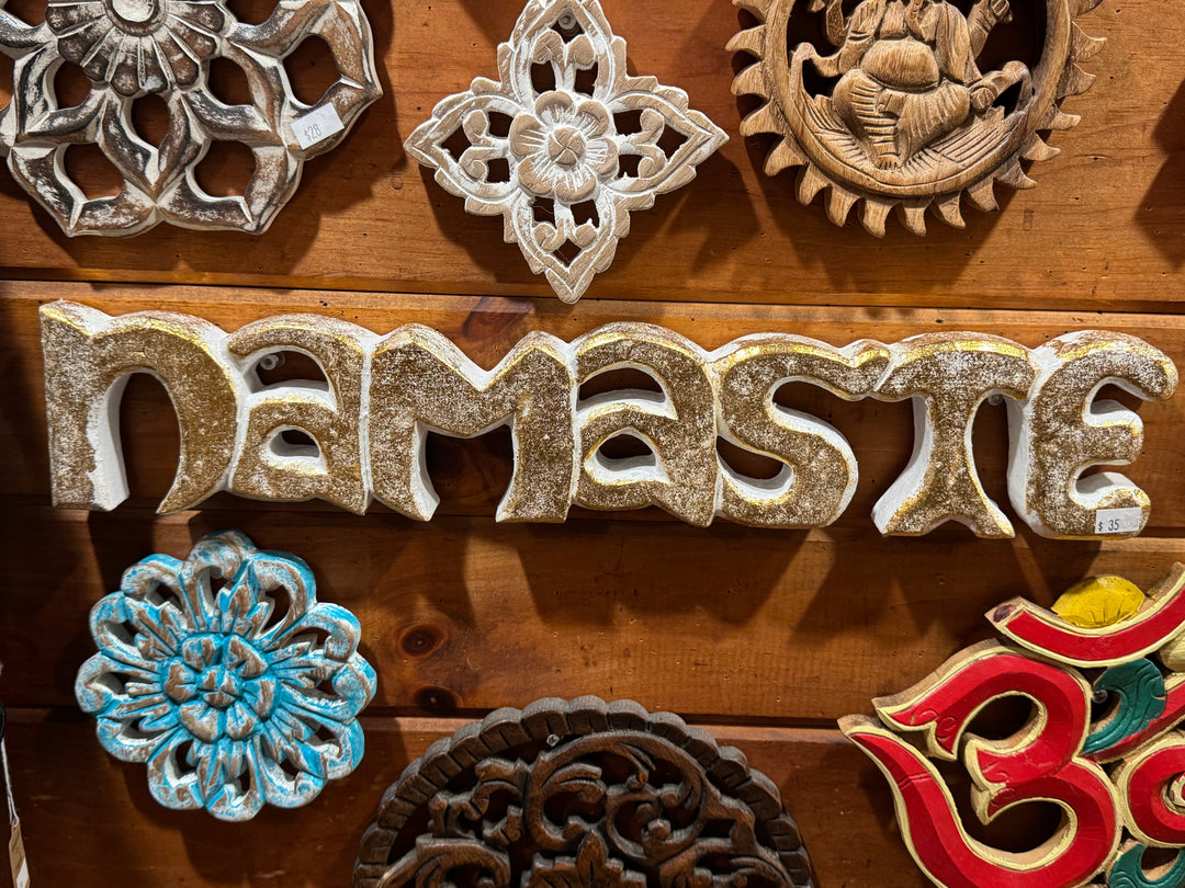 Namaste Sign - Floating Lotus