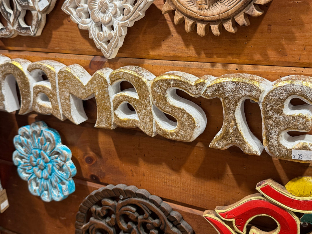 Namaste Sign - Floating Lotus