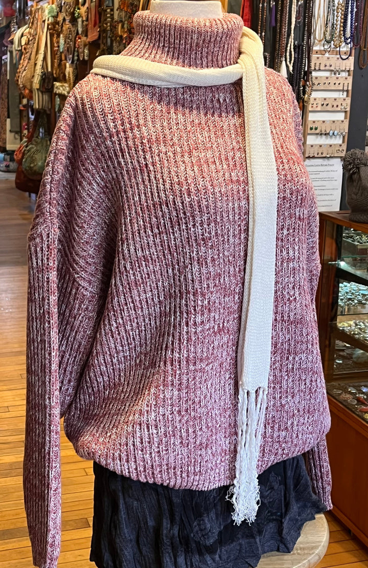 Organic Cotton Knitted Sweater ANKF21 - Floating Lotus