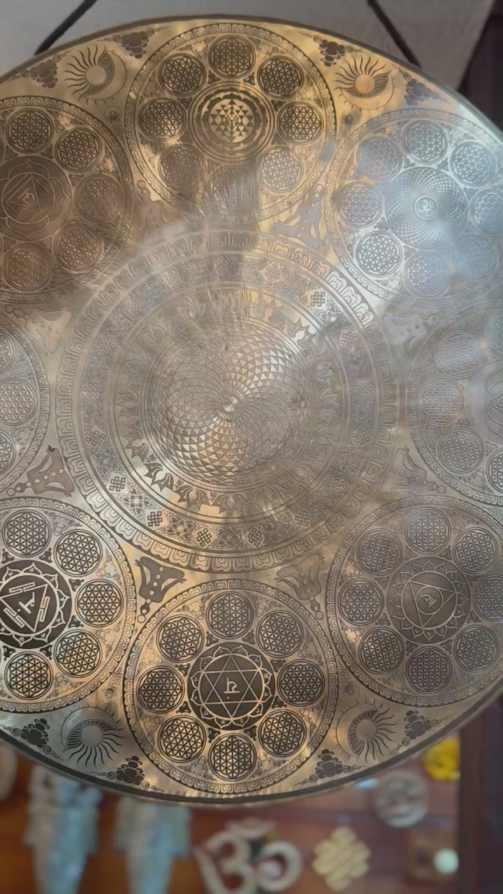 Flower of Life Sacred Gong