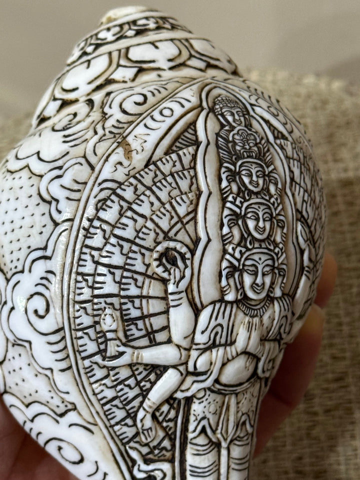 Tibetan Conch Shell Horn