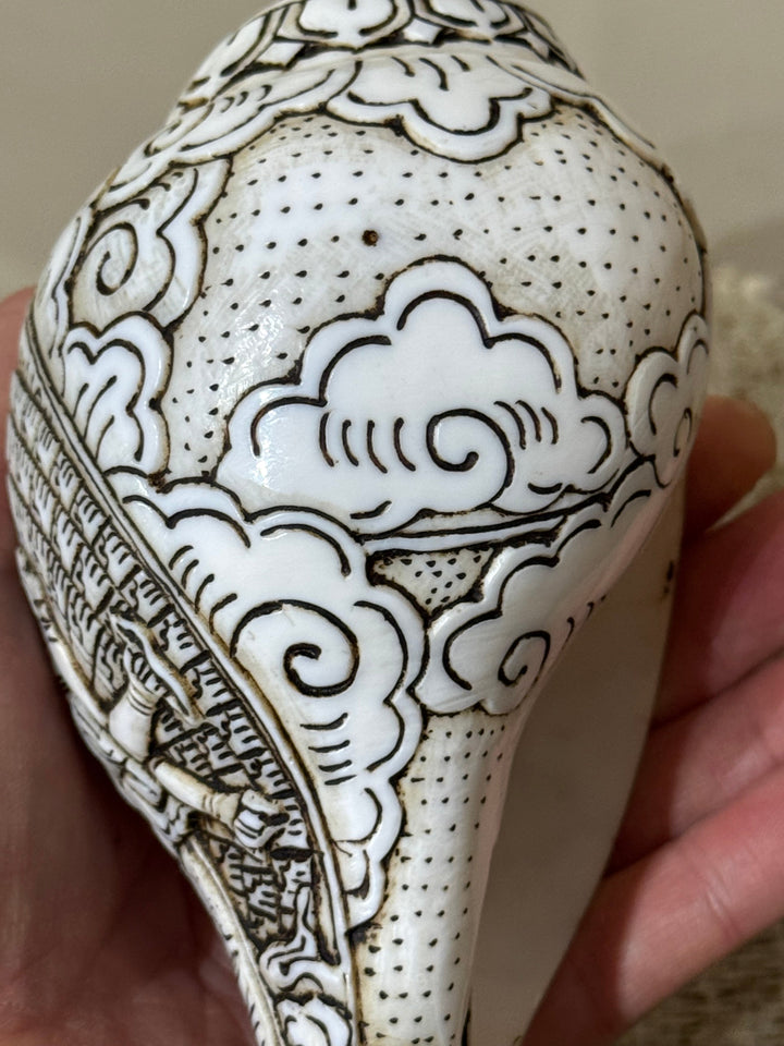 Tibetan Conch Shell Horn