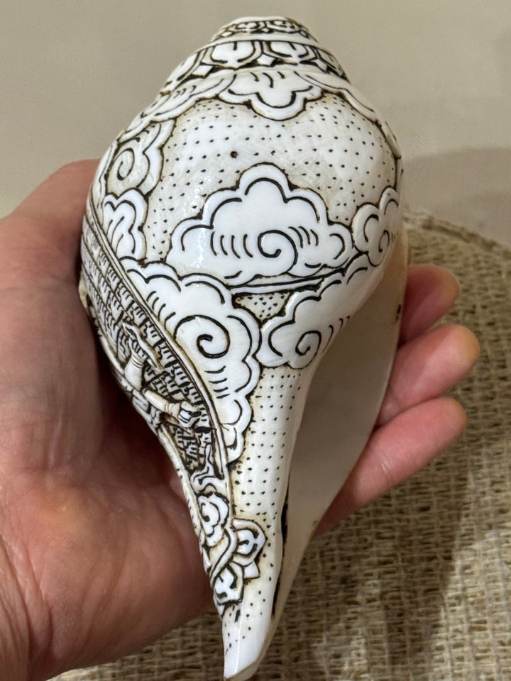 Tibetan Conch Shell Horn
