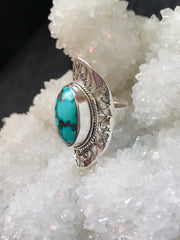 Sky Goddess Turquoise Ring