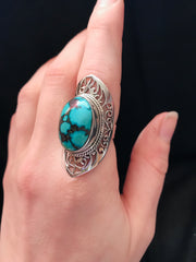 Sky Goddess Turquoise Ring