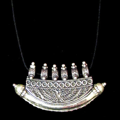 Antique Banjara Pendant - Floating Lotus