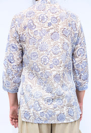 Floral Block Print Top