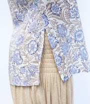Floral Block Print Top