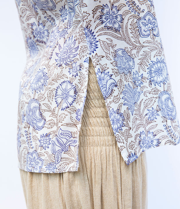 Floral Block Print Top