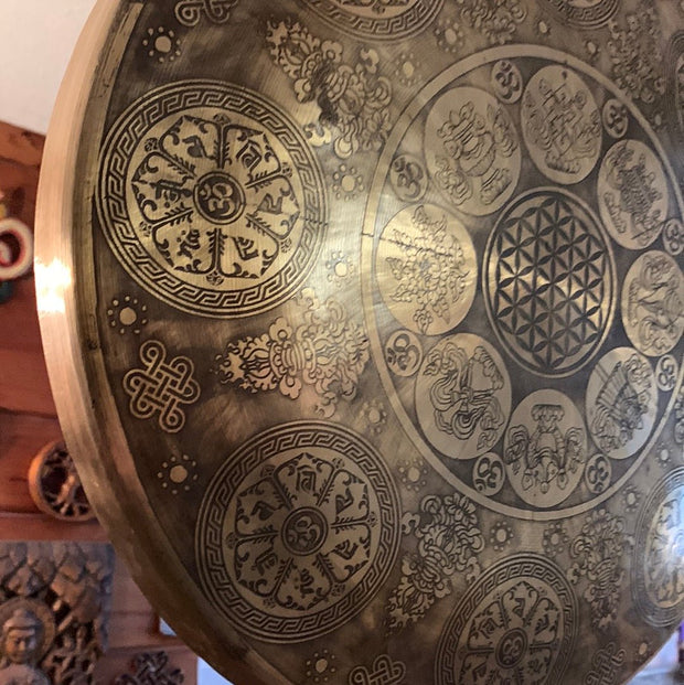 Flower of Life Gong - Floating Lotus