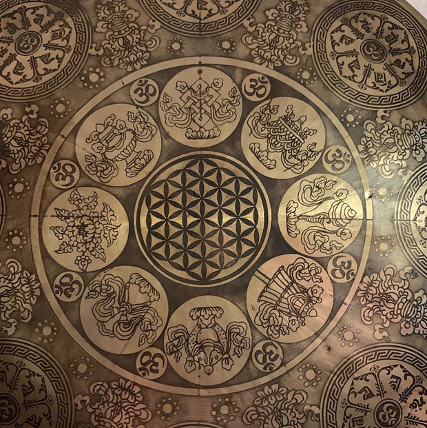 Flower of Life Gong - Floating Lotus