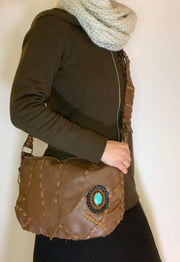 Leather Patchwork Handbag