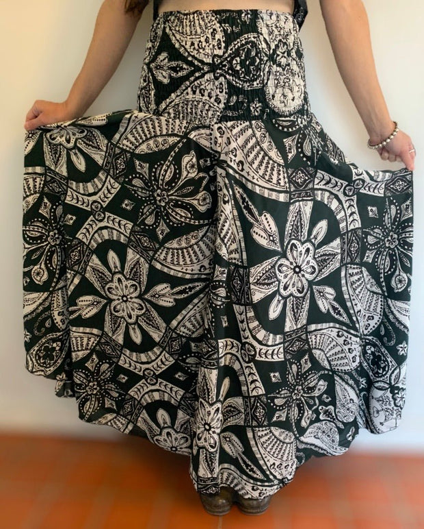 Aria Wide Leg Pants - Floating Lotus