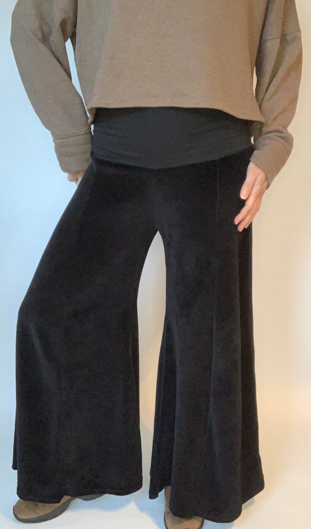 Velvet Flowy Pants