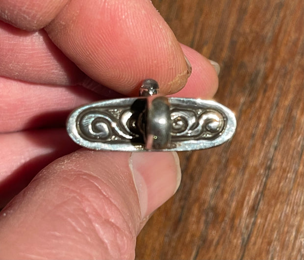 Obsidian & Moonstone Pendant
