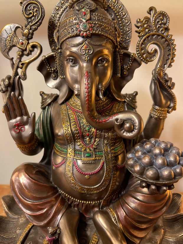 Seated Ganesh on Lotus