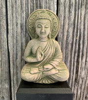 Sandstone Buddha - Floating Lotus
