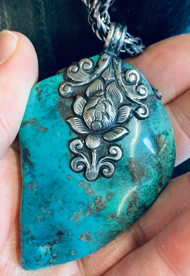 Turquoise Dragon Pendant