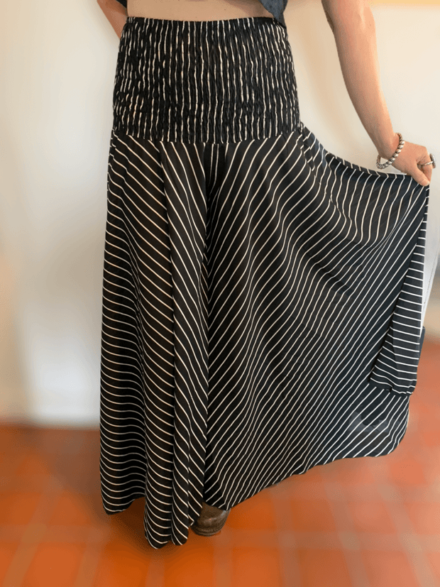 Aria Wide Leg Pants - Floating Lotus