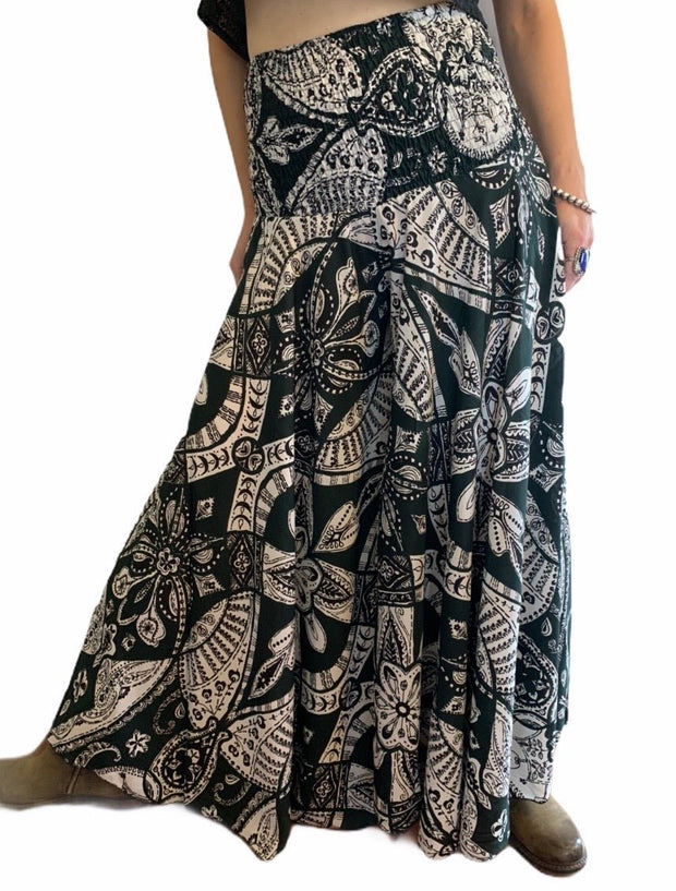 Aria Wide Leg Pants - Floating Lotus