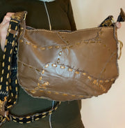 Leather Patchwork Handbag