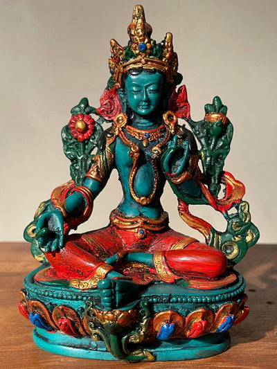 Green Tara Statue