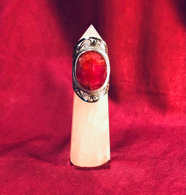 Ruby Heart Chakra Ring
