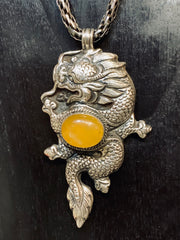 Dragon Amber Pendant