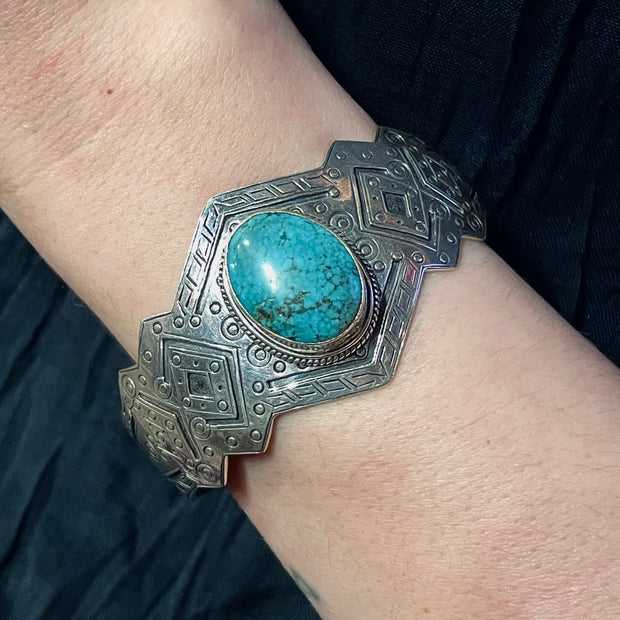 Heaven and Earth Turquoise Cuff