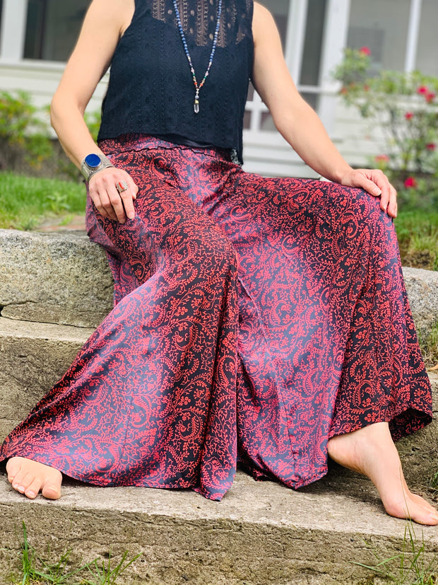 Wide Leg Sari Pants