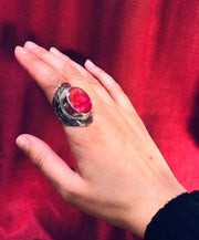 Ruby Heart Chakra Ring