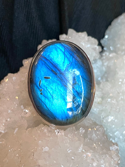 Star Fire Labradorite Ring